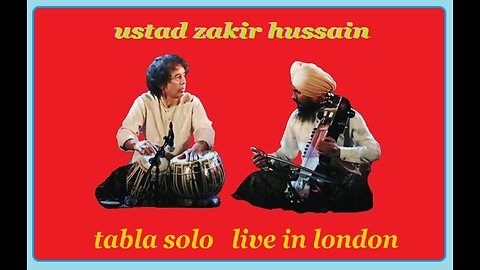 ZAKIR HUSSAIN---TABLA SOLO LIVE IN LONDON