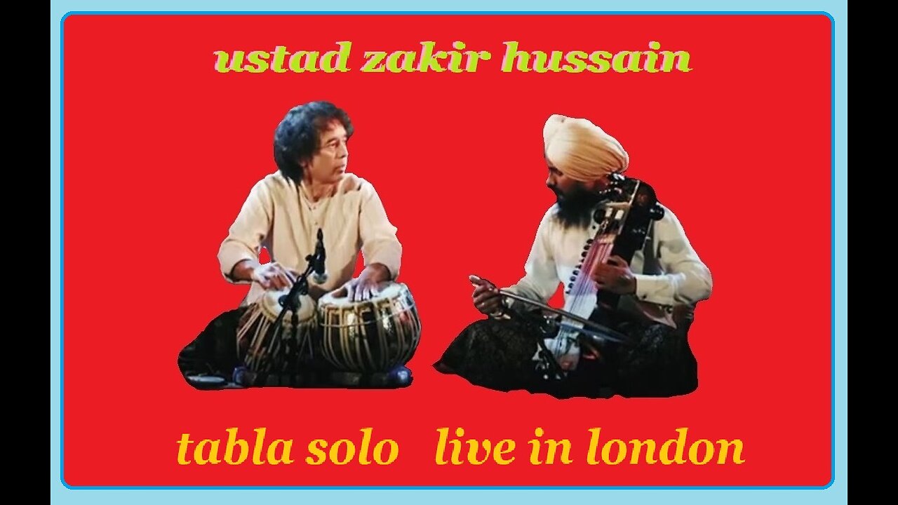 ZAKIR HUSSAIN---TABLA SOLO LIVE IN LONDON