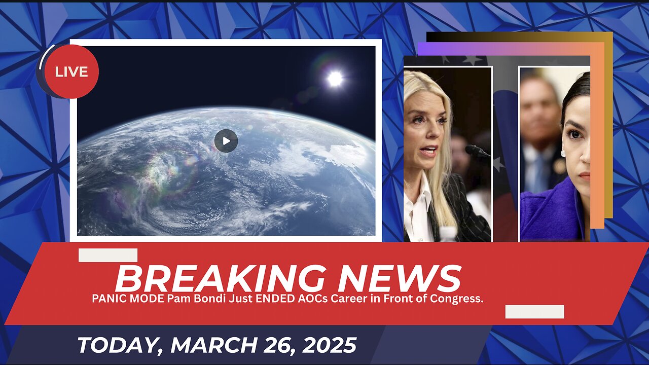 🔴 PANIC MODE Pam Bondi Just ENDED AOCs Career in Front of Congress