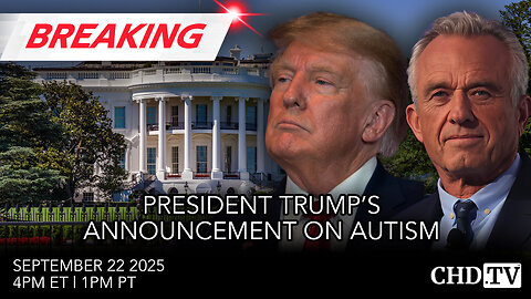 LIVE BREAKING: Trump, RFK Jr. Make Autism Announcement