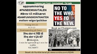 29.4.25: Pandemiavtalen, Brev til forsvaret, Grensepassering