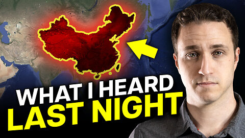 What God Told Me Last Night about China. (this is big)
