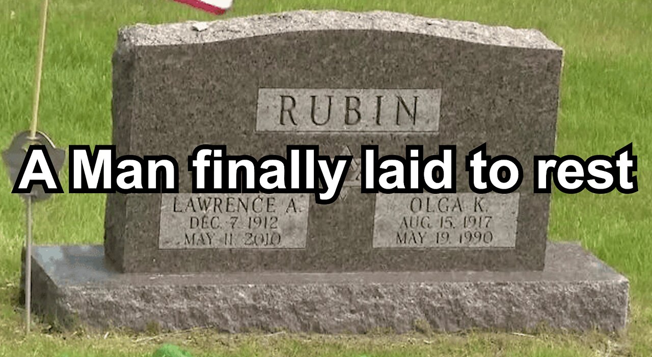 A Man finally laid to rest