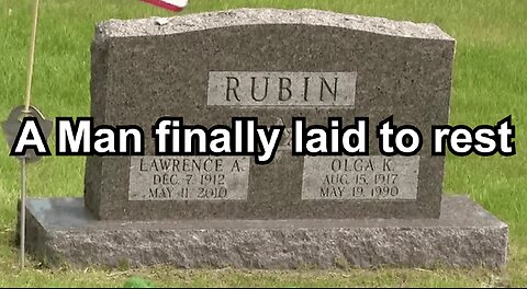 A Man finally laid to rest