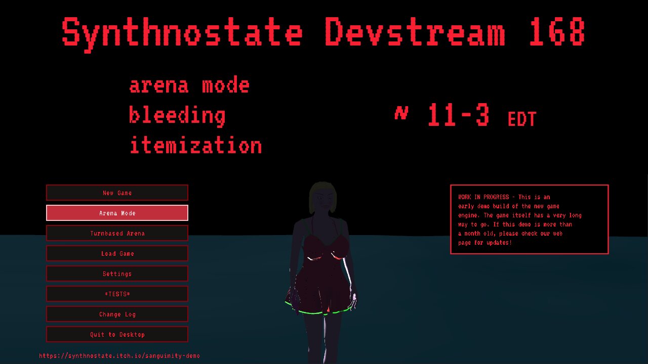 Synthnostate Devstream 168