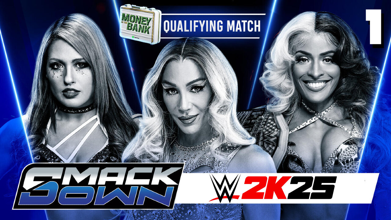 WWE 2K25 Smackdown May 23rd 2025 - Match 1: Giulia QUALIFIES!