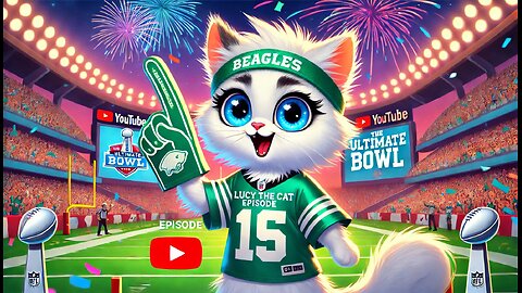 Lucy the Cat-Ep.16 | The Ultimate Bowl: Philadelphia Beagles vs. Kansas City Cheeseburgers