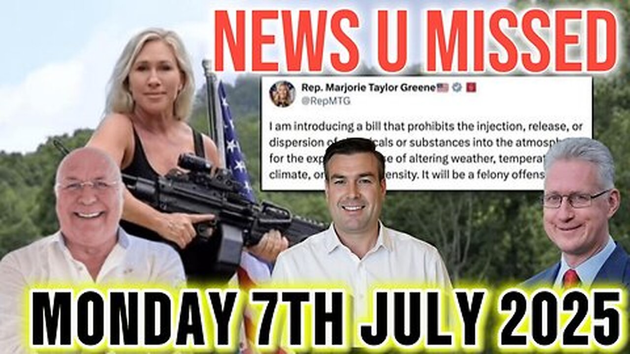 CHARLIE WARD DAILY NEWS WITH CHARLIE WARD, PAUL BROOKER & LEMBIT OPIK MONDAY 7TH JULY 2025