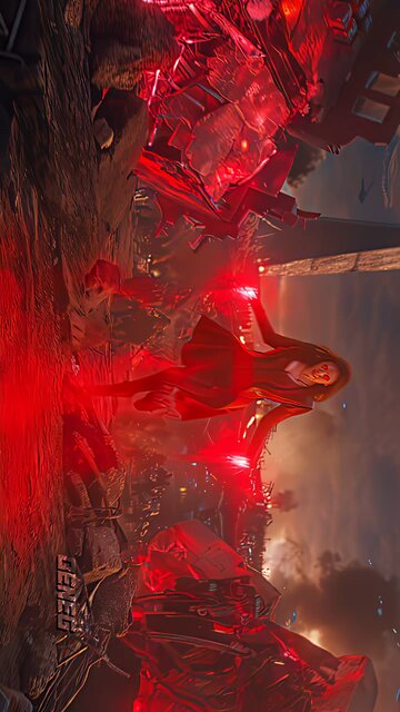 4K 120FPS] Wanda Maximoff – Power was never meant to be contained 🔮🩸 #wanda #scarletwitch #aes