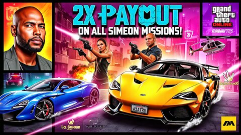 GTA V Online: 2X Payout On Simeon's Missions: Repo - Simeonomics on Hard Difficulty Solo!