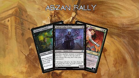 Abzan Rally | Magic the Gathering Arena | Edge of Eternities | Pioneer Gameplay