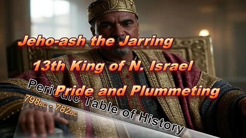 King Jehoash 13th King of Samaria (N. Israel) 798-782BC
