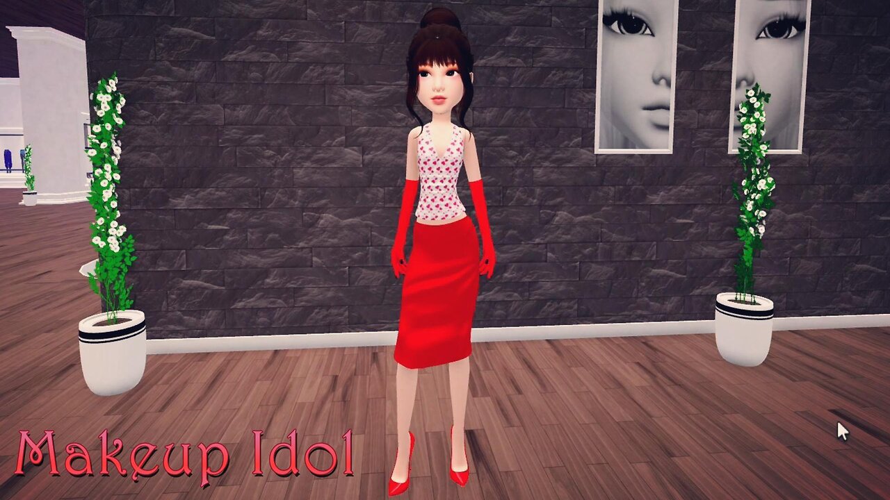 I designed a TERRIFIC Japanese outfit on Roblox MAKEUP IDOL!