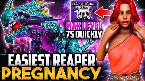 Part 1: Getting Pregnant By A Reaper & Max Level Fast | Ark ASA