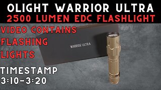 Olights New Warrior Ultra Flashlight @olightworld #olight #warriorultra #edc #flashlight