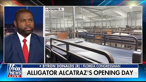 Byron Donalds: Alligator Alcatraz Is Ready for Deportations, Unlike Biden's Facilities