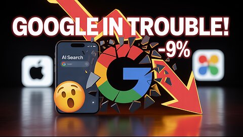 Google Stock Crashes as Apple Shifts to AI Search | Tech Stocks Plunge!