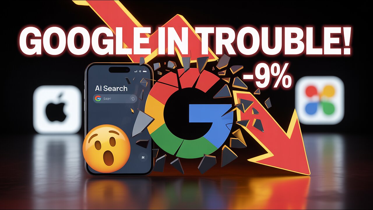 Google Stock Crashes as Apple Shifts to AI Search | Tech Stocks Plunge!