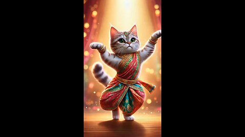 Cat dance 🕺 funny 💐 #catdance #funny #funnyvideo #new #viral
