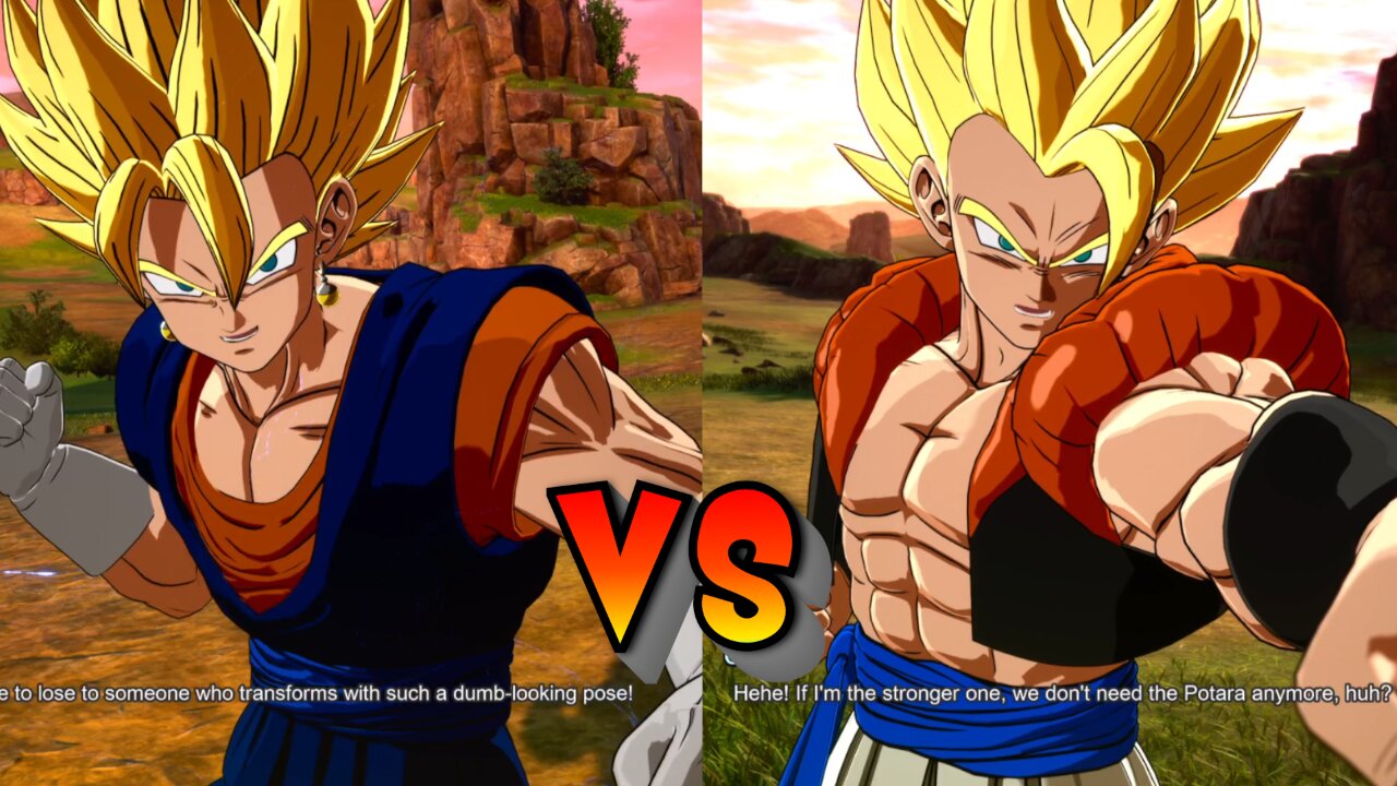 Super Vegito VS Super Gogeta - Dragon Ball Sparking Zero