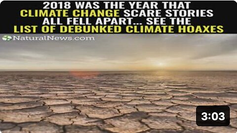 "2018: The Year Climate Change Scare Stories Debunked - A List of Fallen Climate Hoaxes"