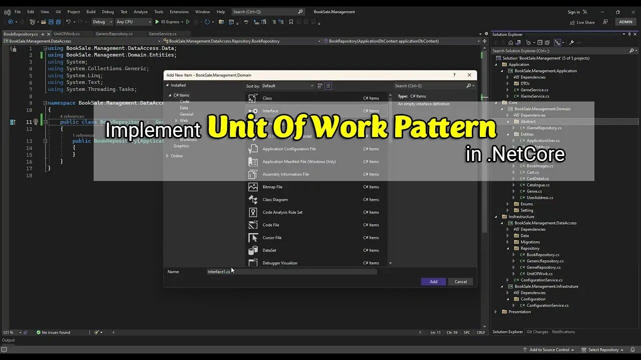 ASPNet MVC Ep20 - Hiện Thực Unit of Work Pattern