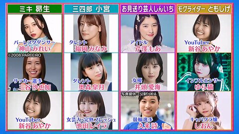 【中字】男女糾察隊 230801 - 偷偷推的妹子想交往對象大排名