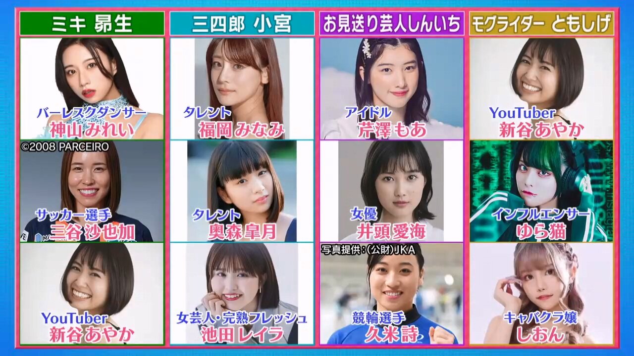 【中字】男女糾察隊 230801 - 偷偷推的妹子想交往對象大排名