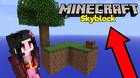 NEZUKO Plays MINECRAFT Skyblock Ep 1