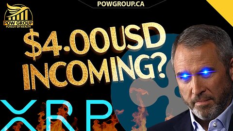 XRP: $4.00 USD Incoming? Weekly Bounce Begins at Perfect Time