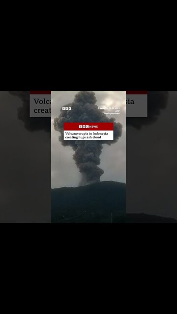 Indonesia's Mount Marapi erupted, sending ash 1.5km into the air. #TheWorldNews123