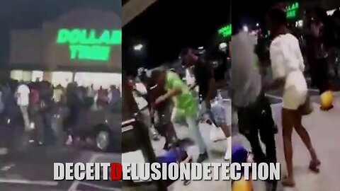 A flash mob of black teens violently assaulted numerous white people in a Memphis Kroger parking lot