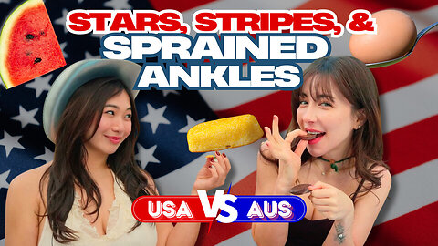 🇺🇸 USA Takes 4th of July Madness to Australia! | Watermelon Wars & Dizzy Bat Chaos 🍉💥