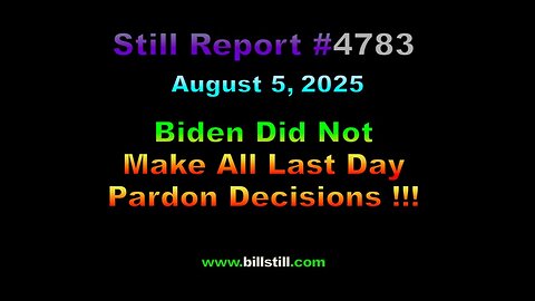 No Record of Biden Authorizing All Pardons !!!, 4783