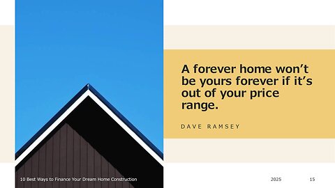 10 Best Ways to Finance Your Dream Home