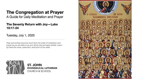 The Seventy Return with Joy—Luke 10:17-24