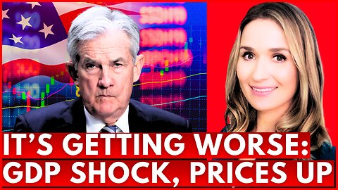 🔴 BREAKING: US GDP Falls BELOW ZERO: Economy SHRINKS as Inflation Explodes, Recession Odds Hit 74%
