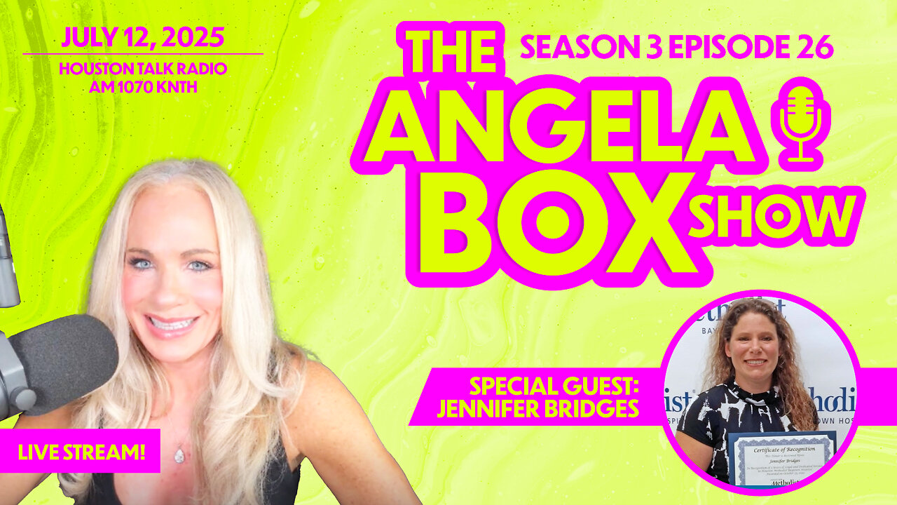 The Angela Box Show 7.12.25 S3 Ep26 - COVID Vaccine Lawsuit Updates; The Epstein Case + MORE