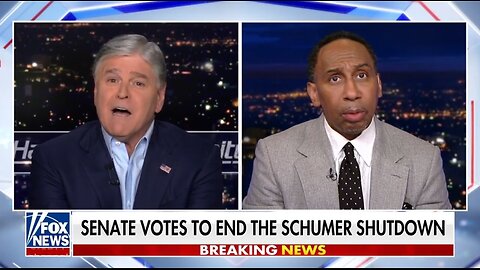 Hannity and Stephen A Smith Argue Over Government Shutdown