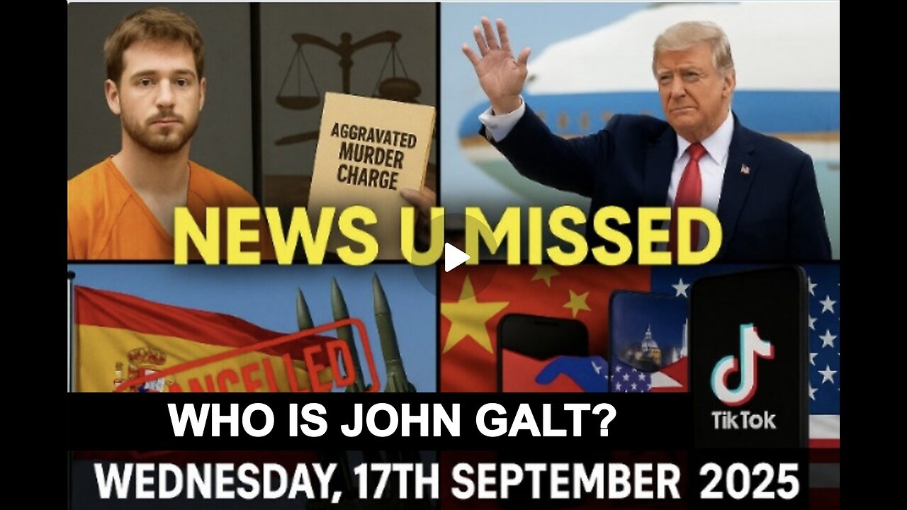 CHARLIE WARD DAILY NEWS- KIRK UPDATE, EU NO CONFIDENCE VOTE, TIK TOK DEAL. WHO IS JOHN GALT?