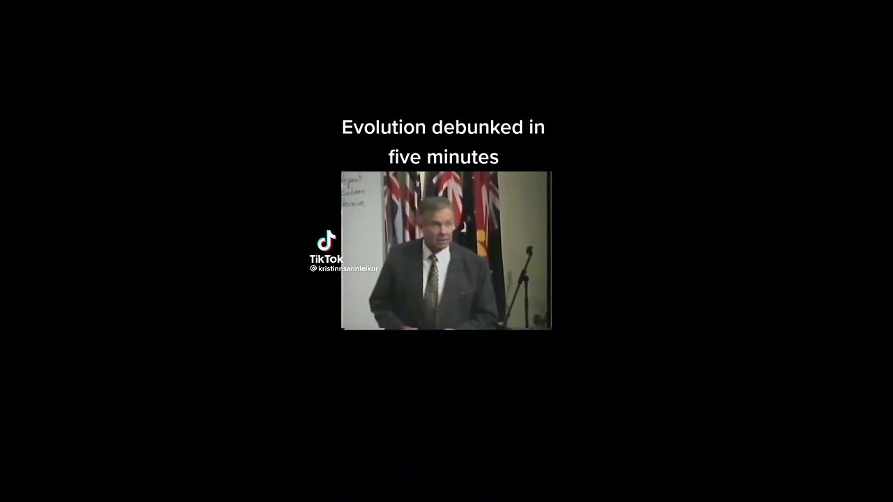 Evolution debunked in 5 minutes