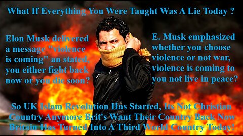 UK Islam Revolution Has Started Its Not A Christian Country Anymore Brit's Want Their Country Back 