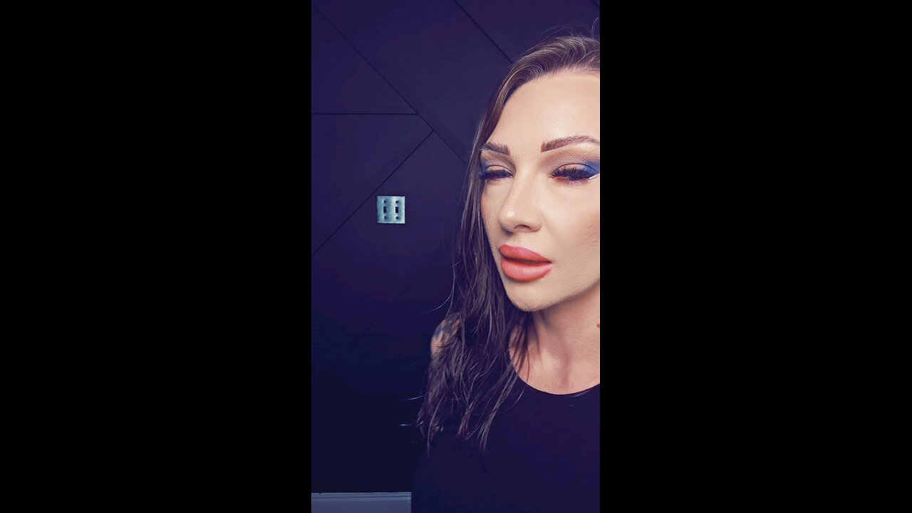 blue on black