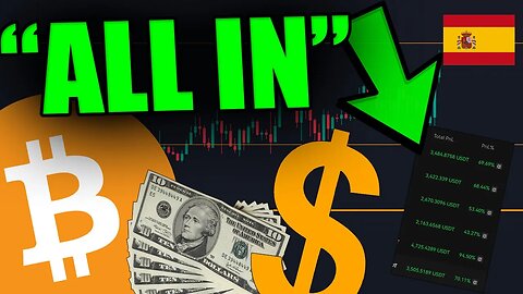 08th Nov 2023 - ACABO DE IR “ALL IN” EN BITCOIN [Estrategia exacta revelada....]