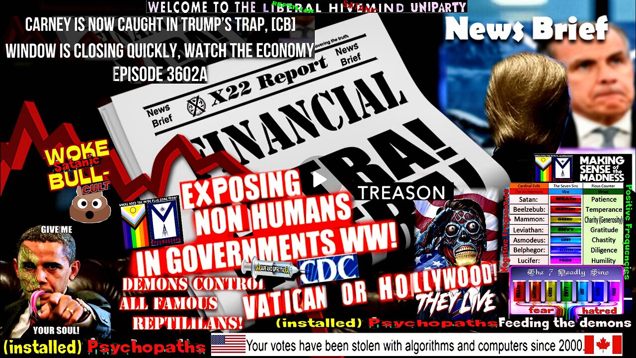 Ep. 3602a - Carney Is Now Caught In Trump’s Trap, [CB] Window Is Closing Quickly, Watch The Economy
