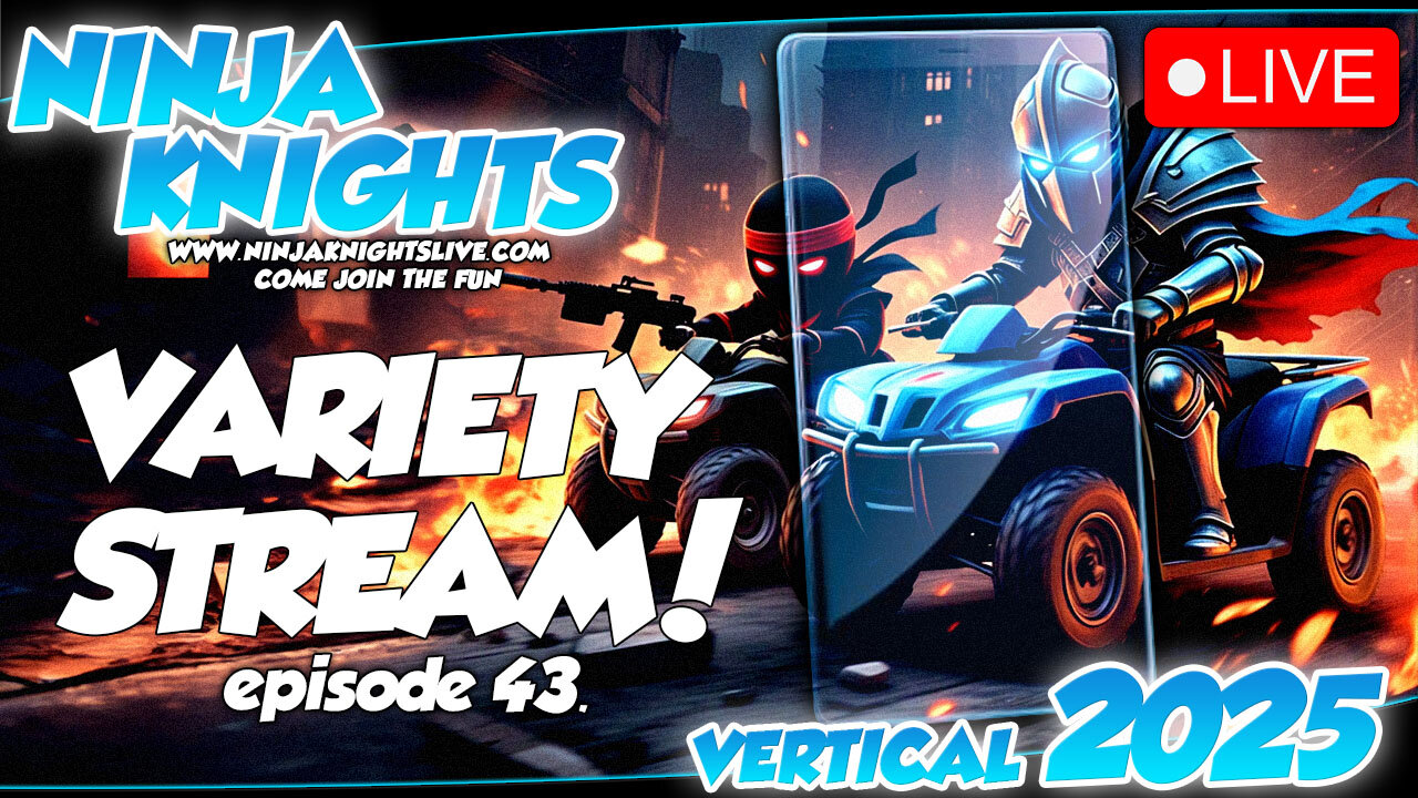 Variety Stream Vol. 43: Join Lil Ninja & Knight for action in Fortnite, Roblox, COD, Minecraft