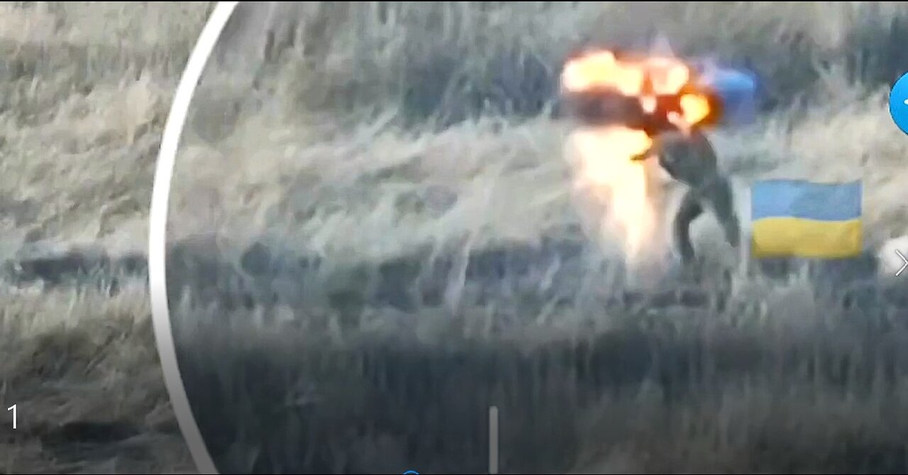 Ukrainian Soldier Neutralized by Grenade Drone Drop