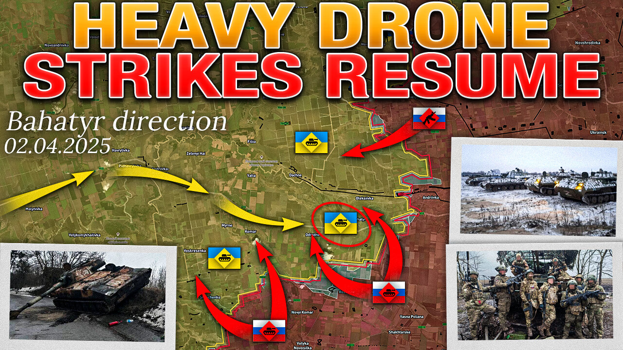 World Braces for War 🌍 Lobkove Falls ⚔️ Russians Advance on Bohatyr 🚀 Military Summary For 02.04.25