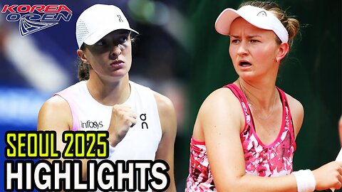 Iga Swiatek vs Barbora Krejcikova QF | Seoul 2025