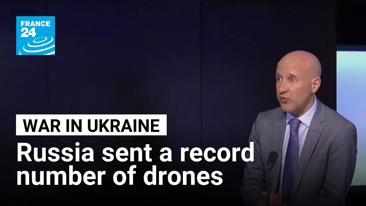 Russia sent a record number of drones into Ukraine as Trump says Putin has 'gone crazy'